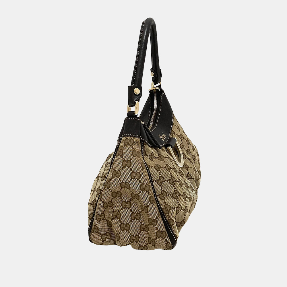 

Gucci Brown GG Canvas Abbey D-Ring Shoulder Bag