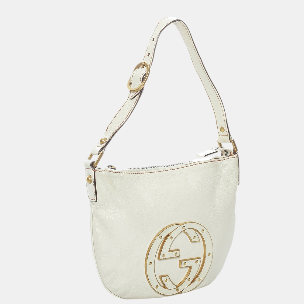 

Gucci White Small Blondie Leather Shoulder Bag