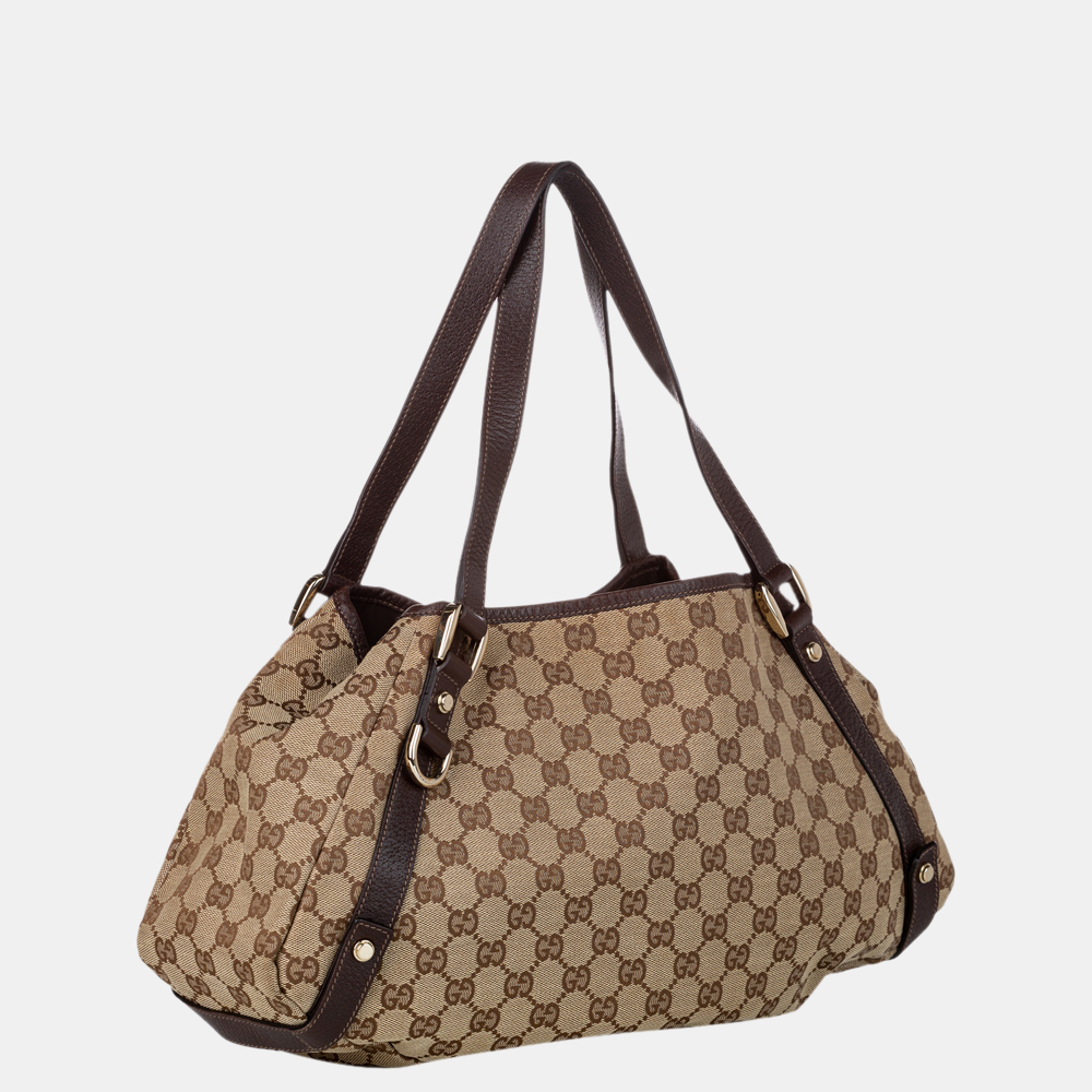 

Gucci Beige/Brown GG Canvas Pelham Shoulder Bag