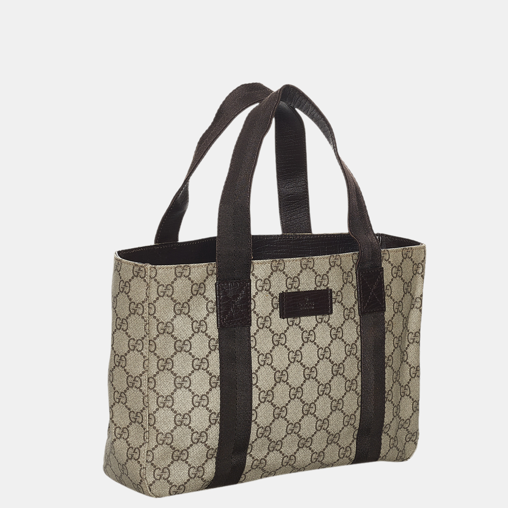 

Gucci Beige/Brown GG Supreme Tote