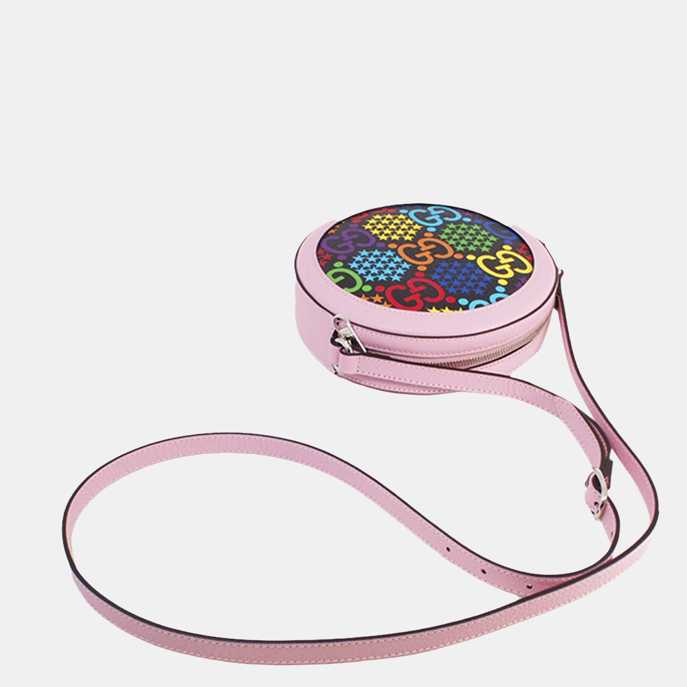 

Gucci Multicolour GG Supreme Psychedelic Round Crossbody Bag, Multicolor