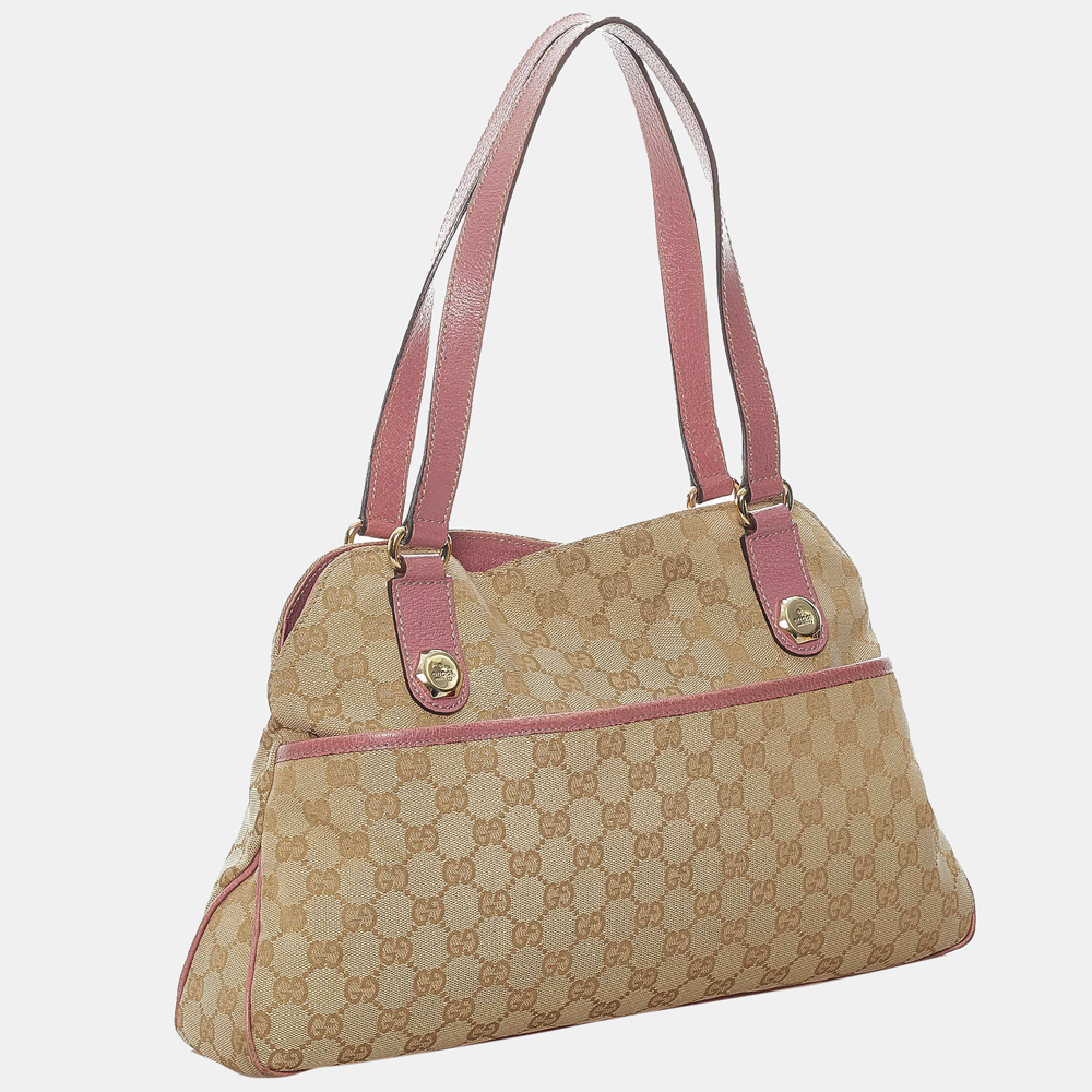 

Gucci Beige GG Canvas Charmy Shoulder Bag