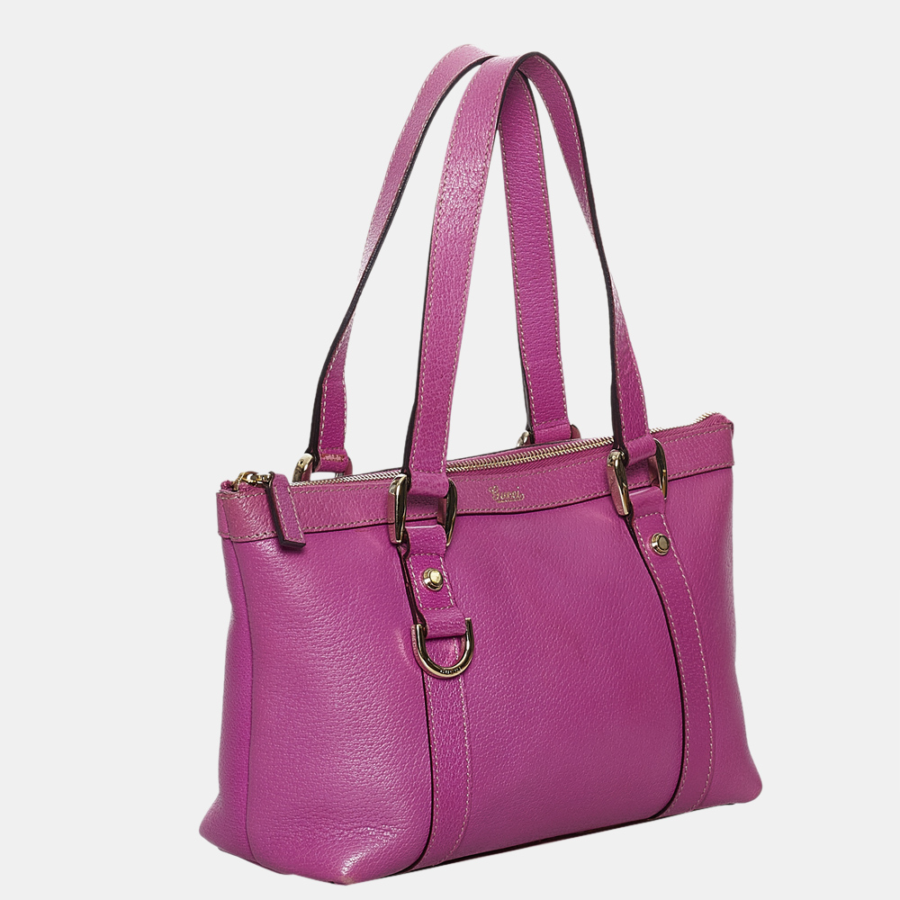 

Gucci Pink Abbey Leather Handbag