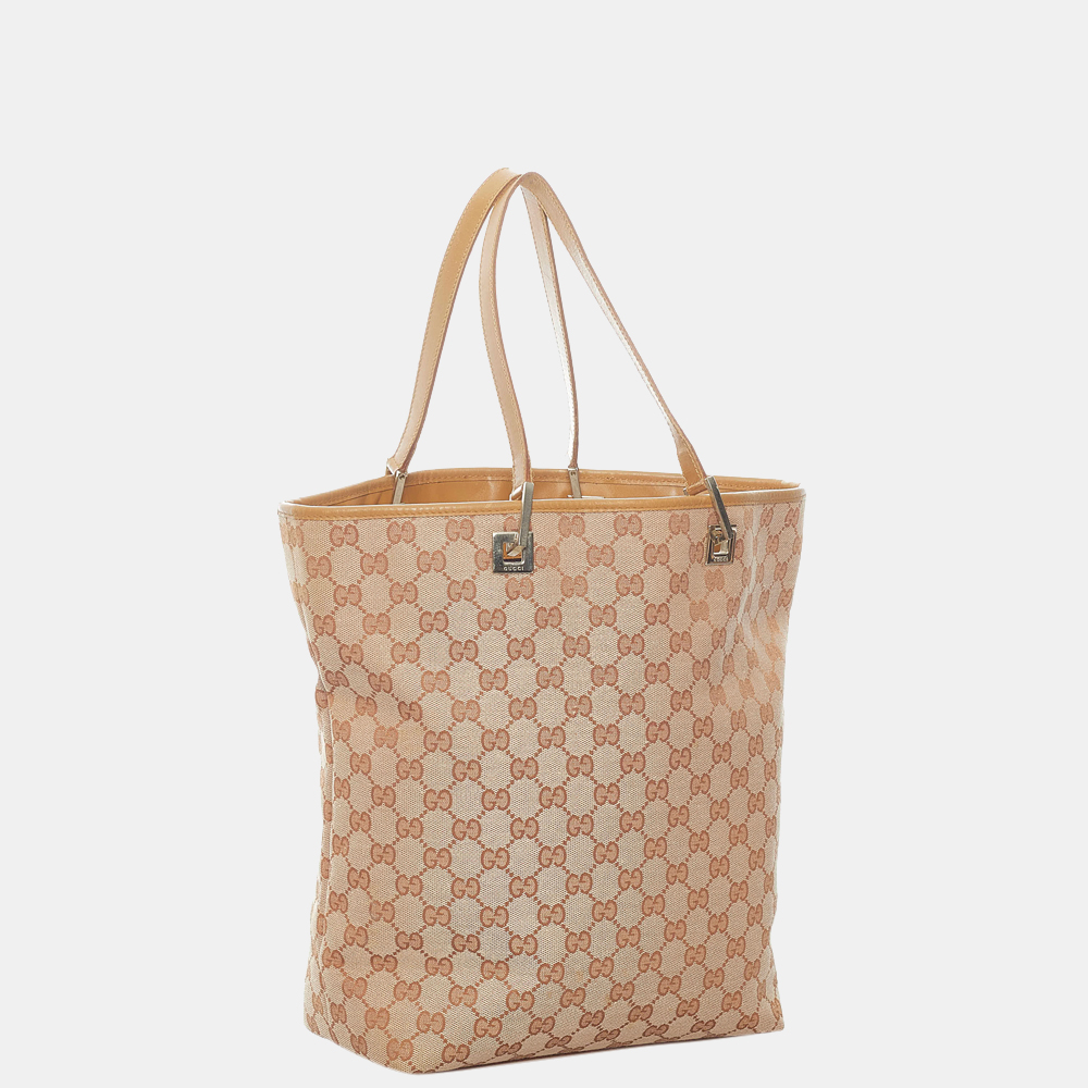 

Gucci Brown GG Canvas Tote Bag