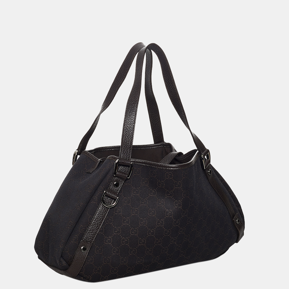 

Gucci Brown GG Canvas Pelham Tote Bag