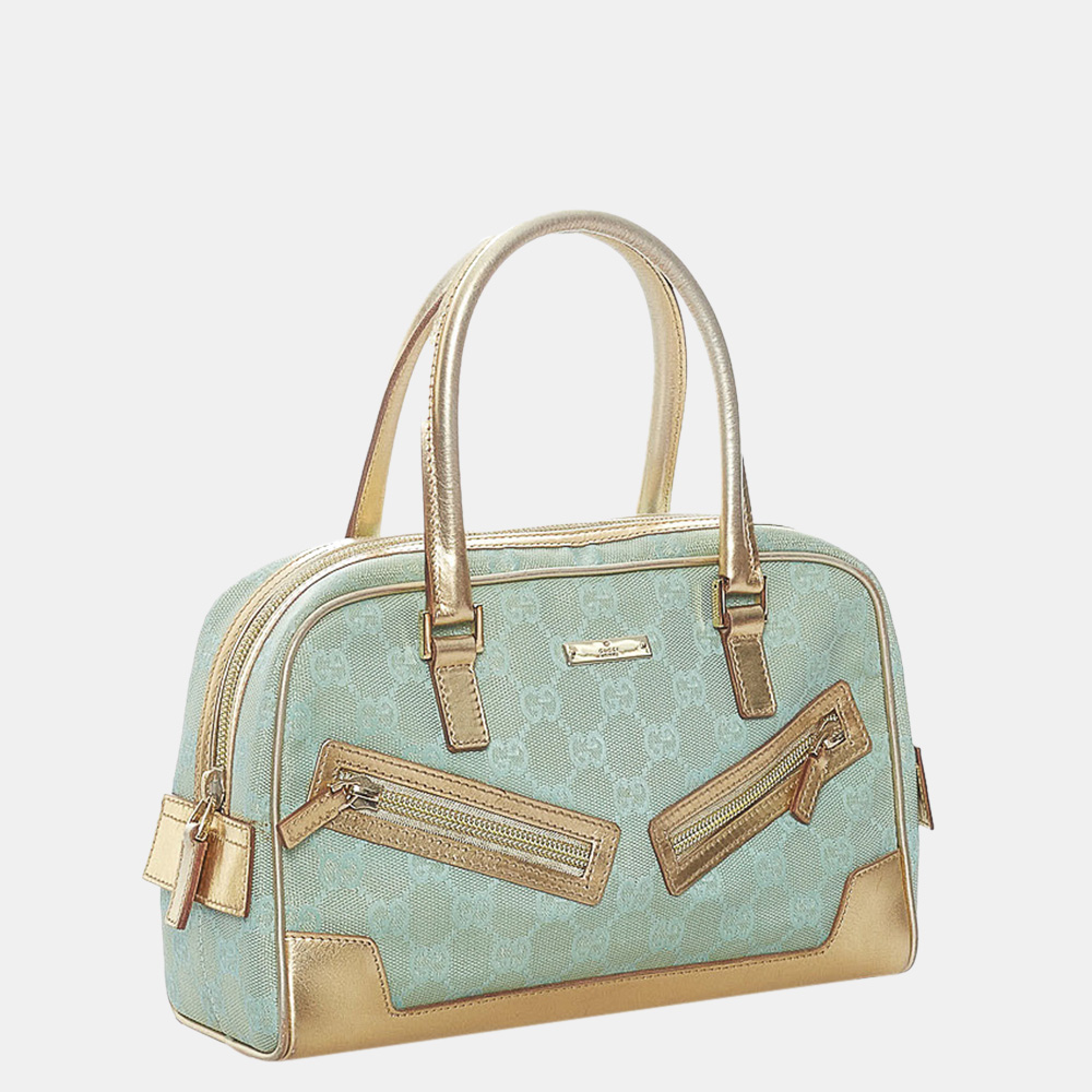 

Gucci Blue GG Canvas Handbag