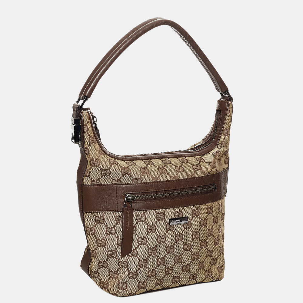 

Gucci Brown/Beige GG Canvas Shoulder Bag