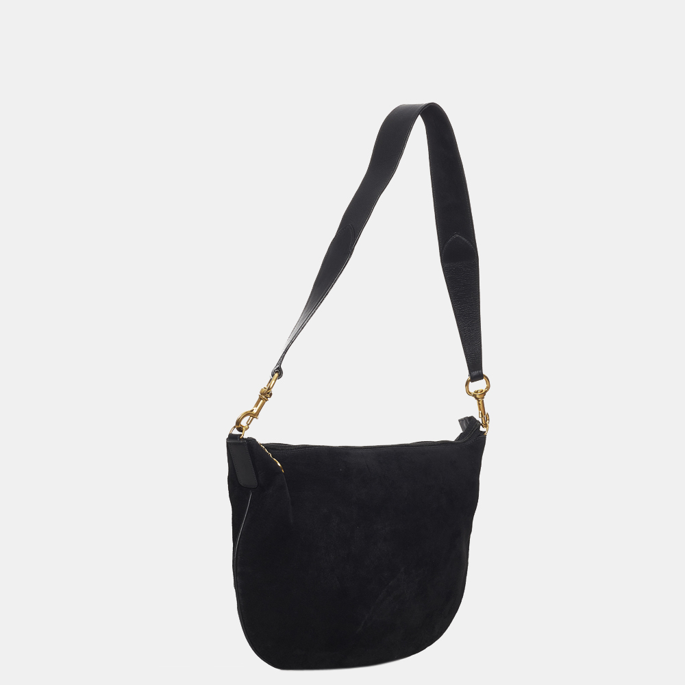

Gucci Black Suede Hobo Bag