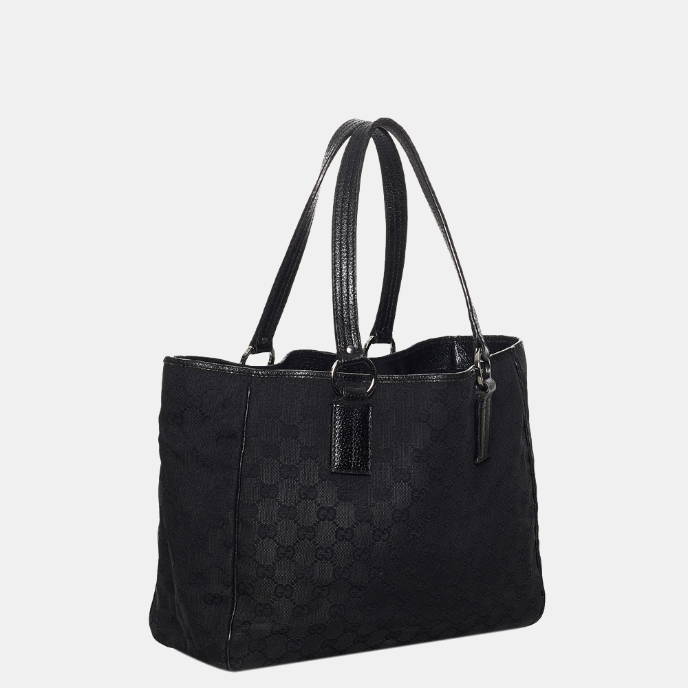 

Gucci Black GG Canvas Tote Bag Bag