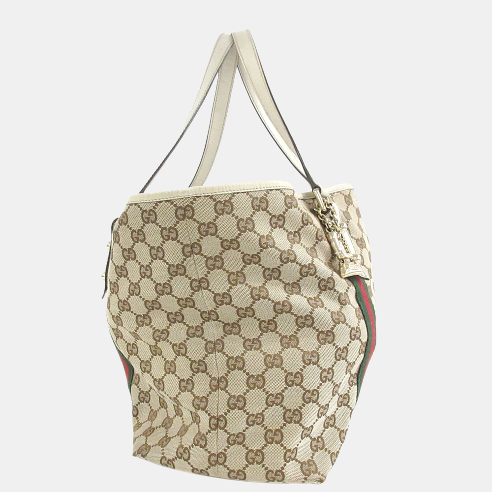 

Gucci Beige/Brown/Multicolor GG Canvas Jolicoeur Tote Bag