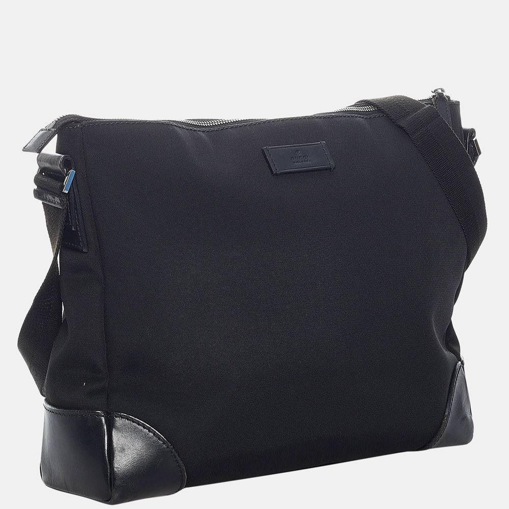 

Gucci Black Canvas Crossbody Bag