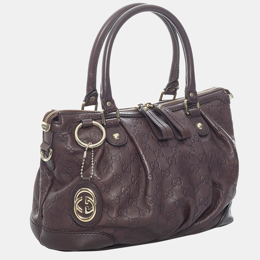

Gucci Brown Guccissima Sukey Handbag
