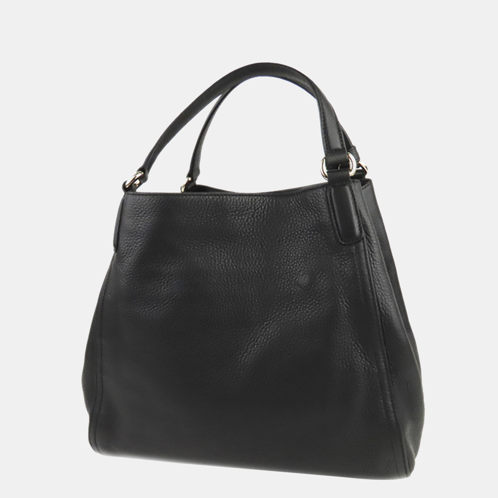 

Gucci Black Soho Cellarius Leather Tote Bag