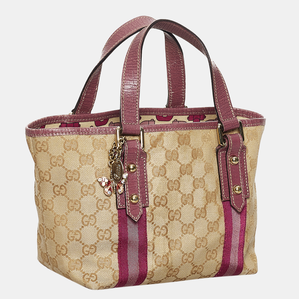 

Gucci Brown/Beige GG Canvas Jolicoeur Handbag