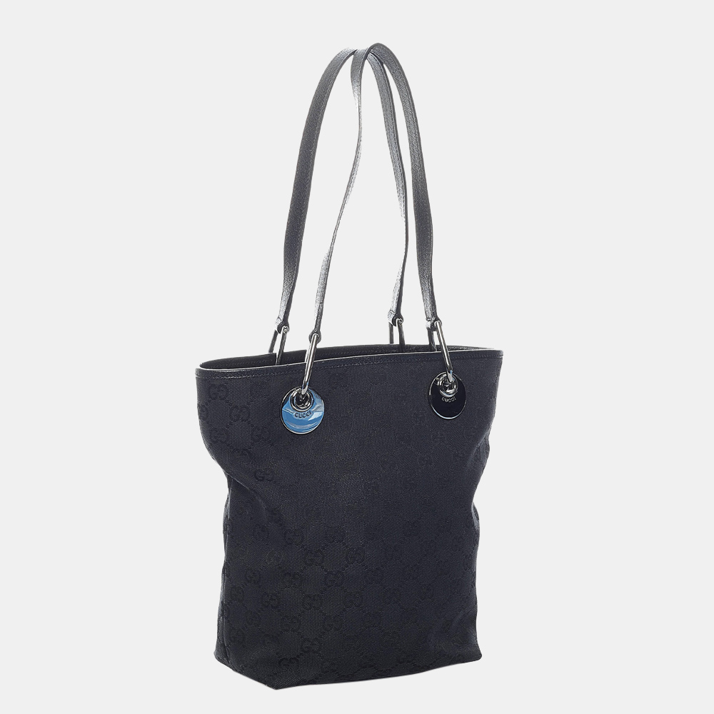 

Gucci Black GG Canvas Eclipse Tote