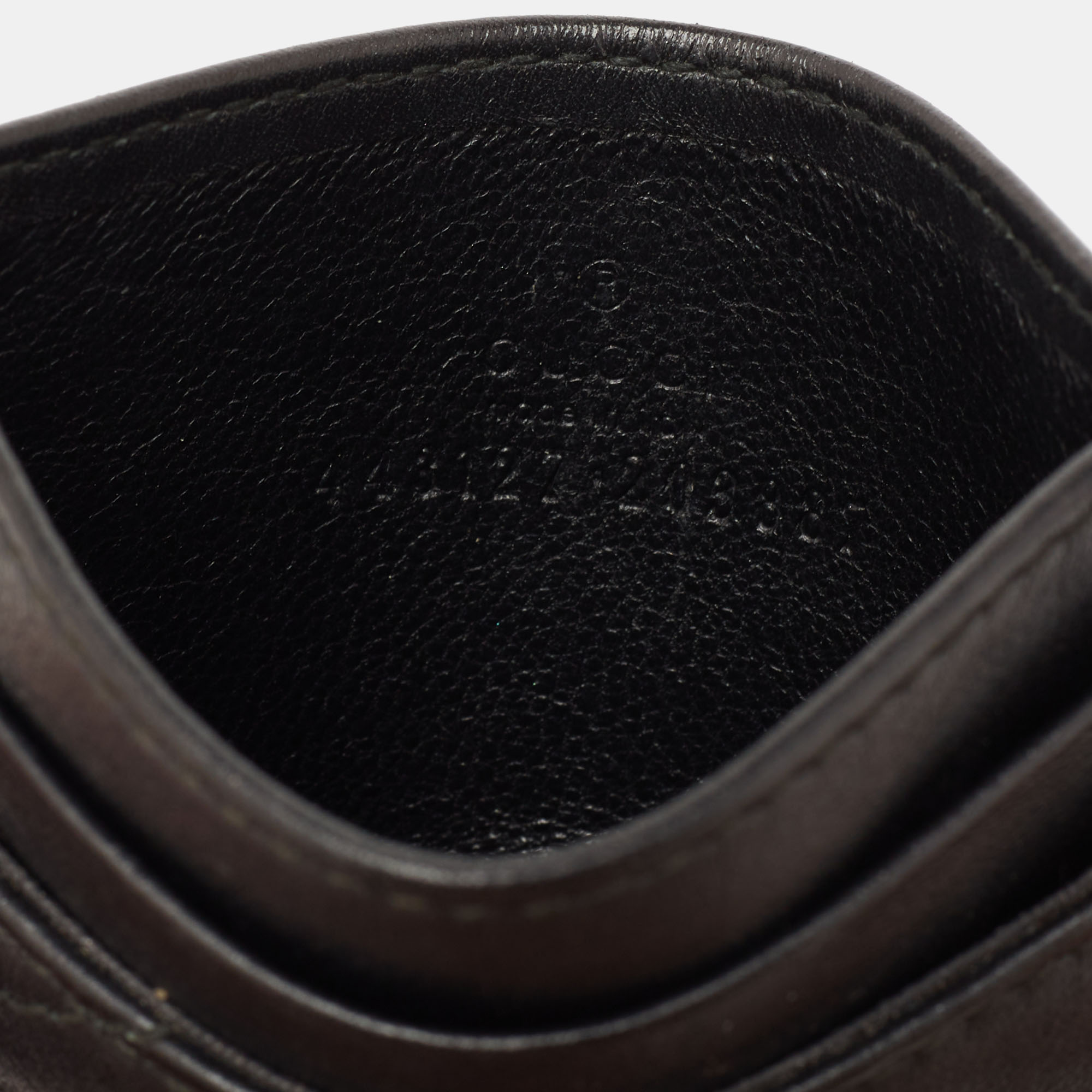 

Gucci Black Matelassé Leather Marmont Card Case