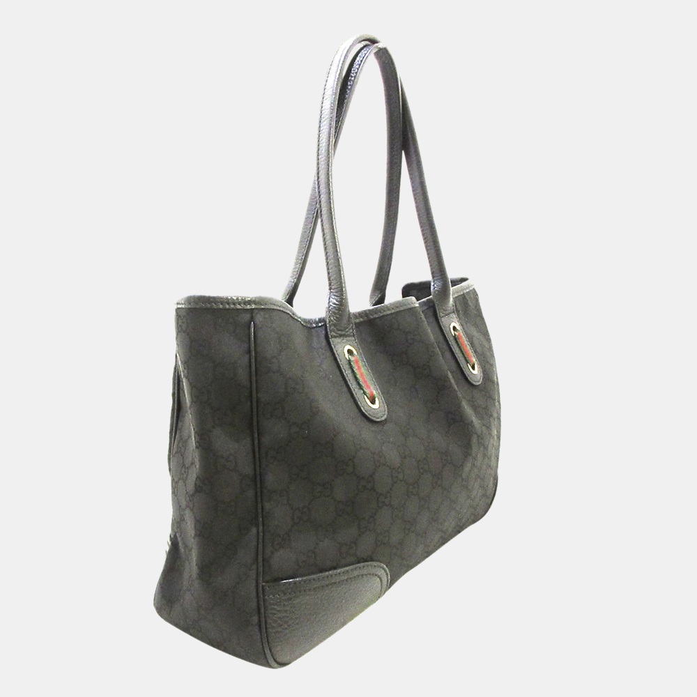 

Gucci Black GG Canvas Princy Tote Bag