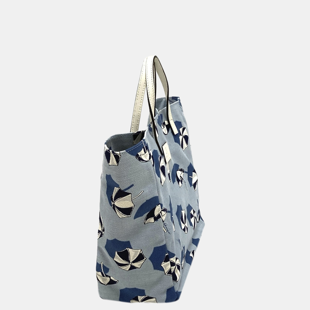 

Gucci Blue Printed Canvas Tote Bag