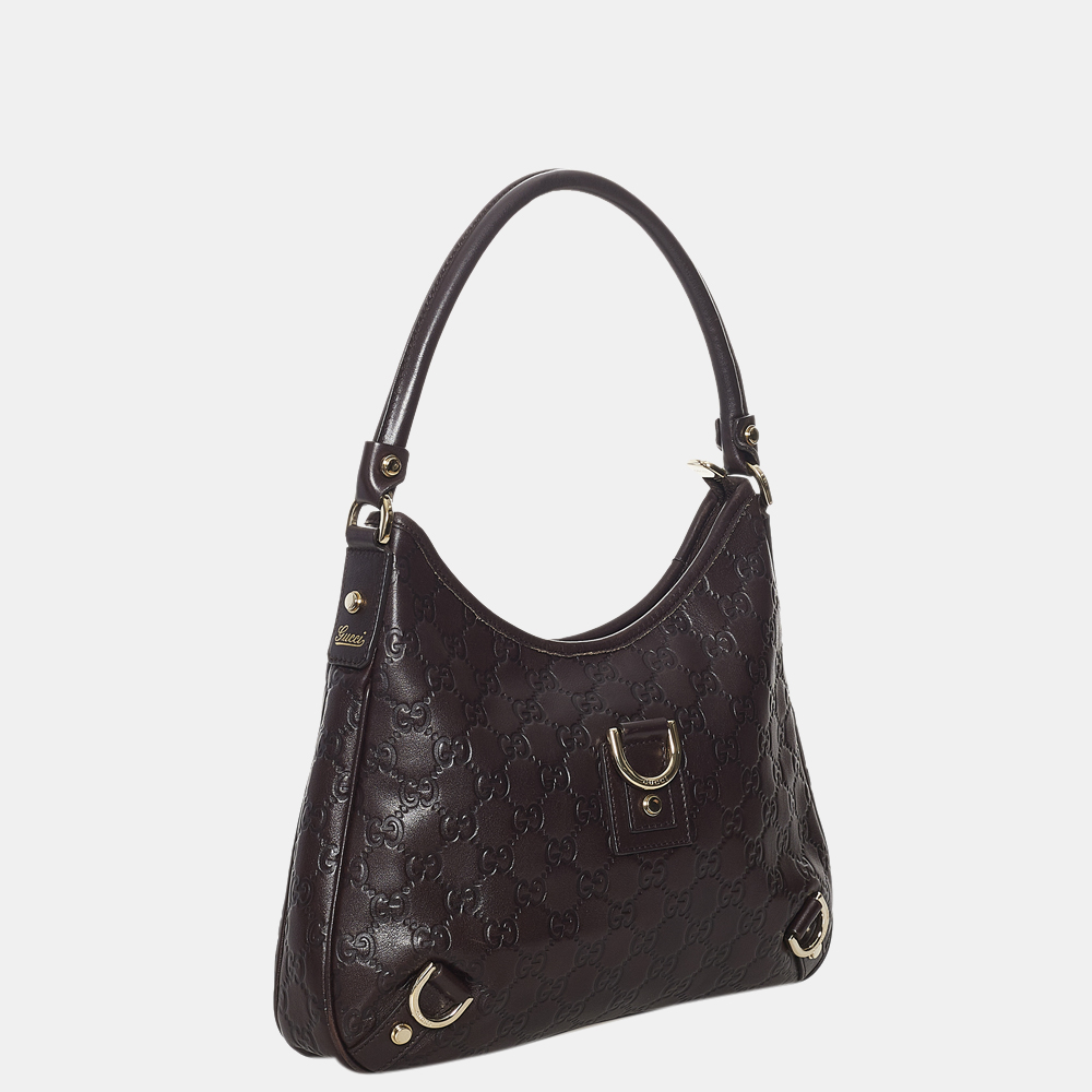 

Gucci Brown Guccissima Abbey Hobo