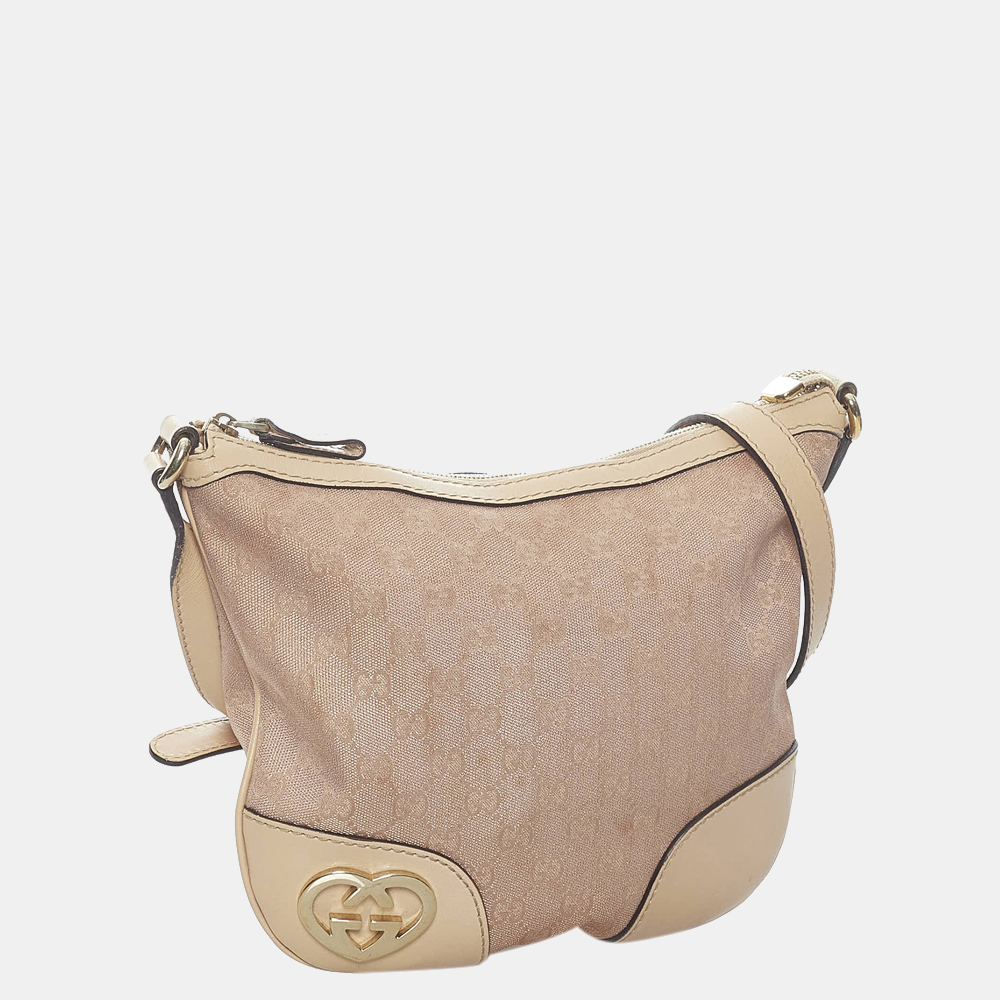 

Gucci Pink GG Canvas Lovely Crossbody Bag