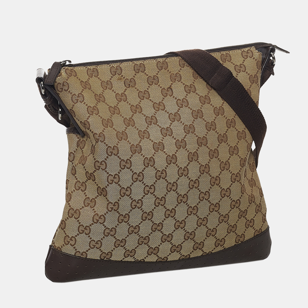 

Gucci Brown/Beige GG Canvas Crossbody Bag