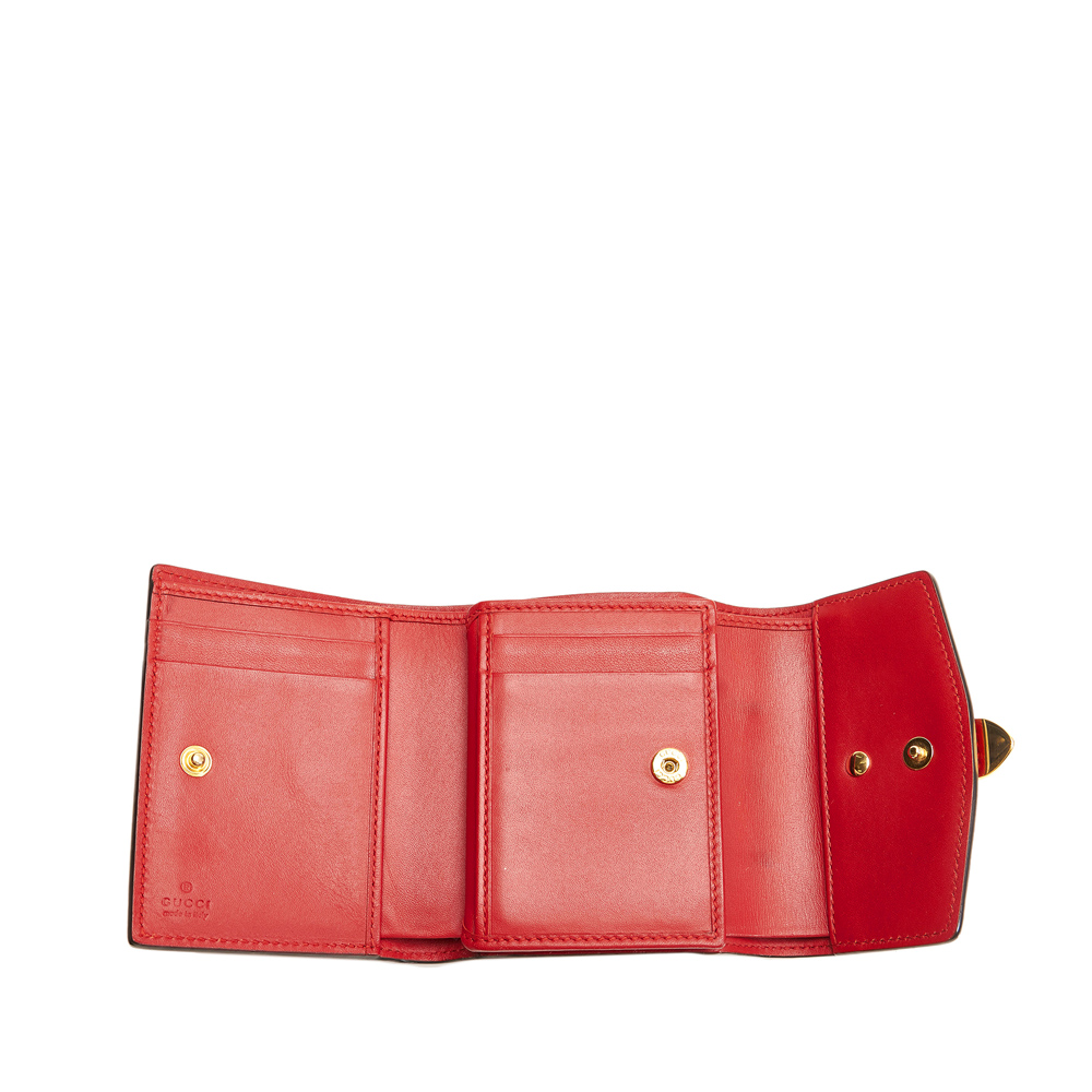 

Gucci Red Sylvie Leather Small Wallet