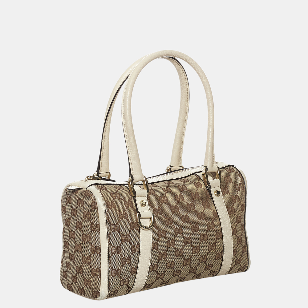 

Gucci Brown GG Canvas Abbey Boston Bag