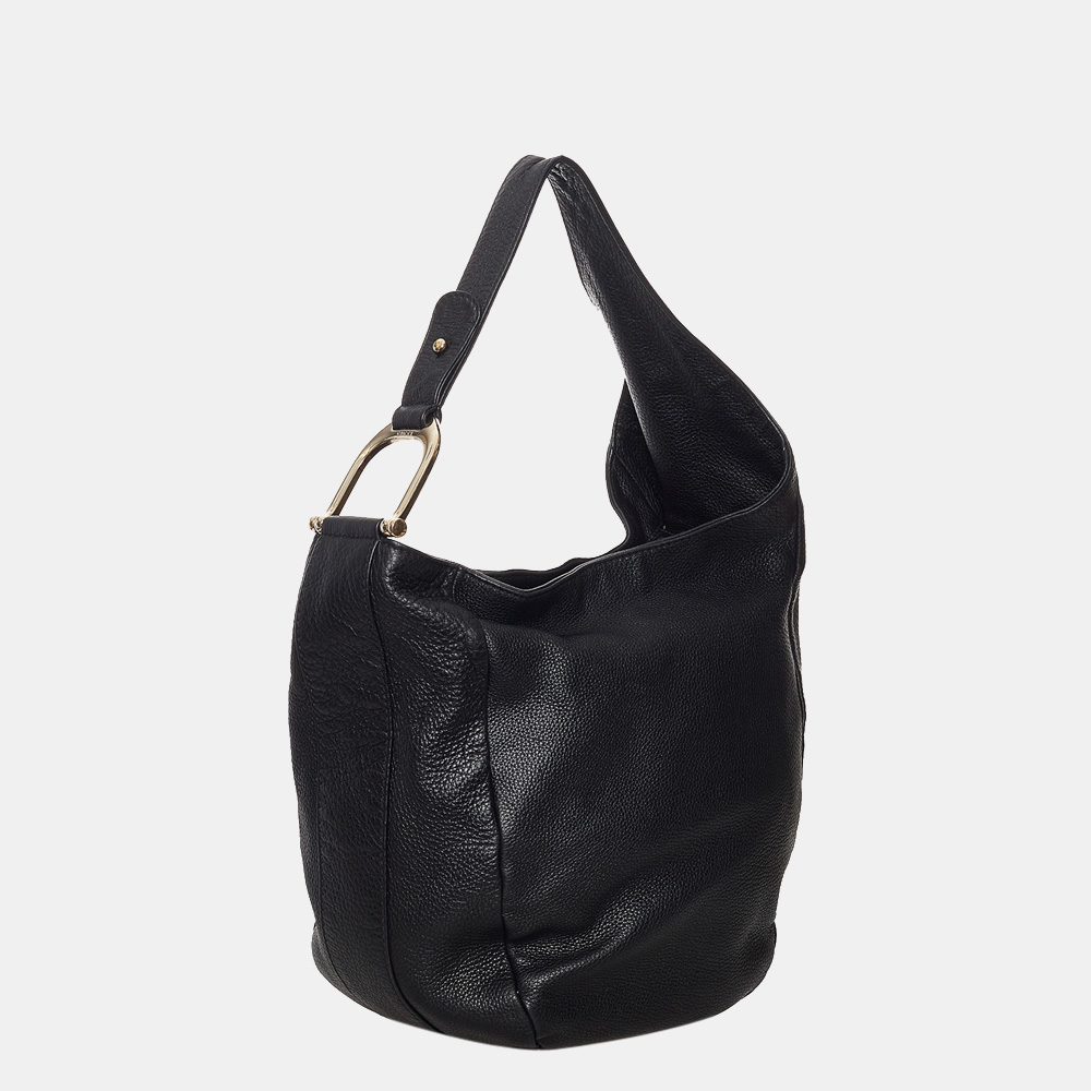 

Gucci Black Greenwich Leather Hobo Bag