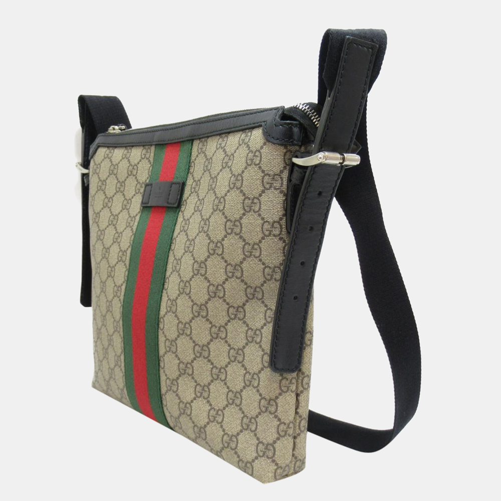 

Gucci Beige/Brown GG Canvas Supreme Shoulder Bag