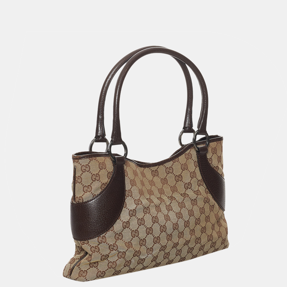 

Gucci Brown GG Canvas Tote Bag