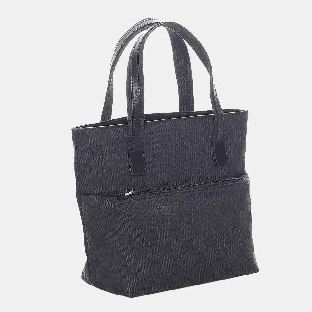 

Gucci Black GG Canvas Handbag