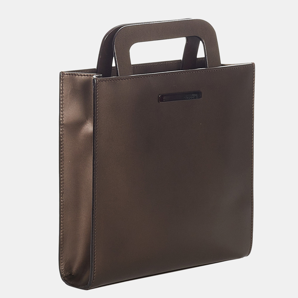 

Gucci Brown Leather Satchel