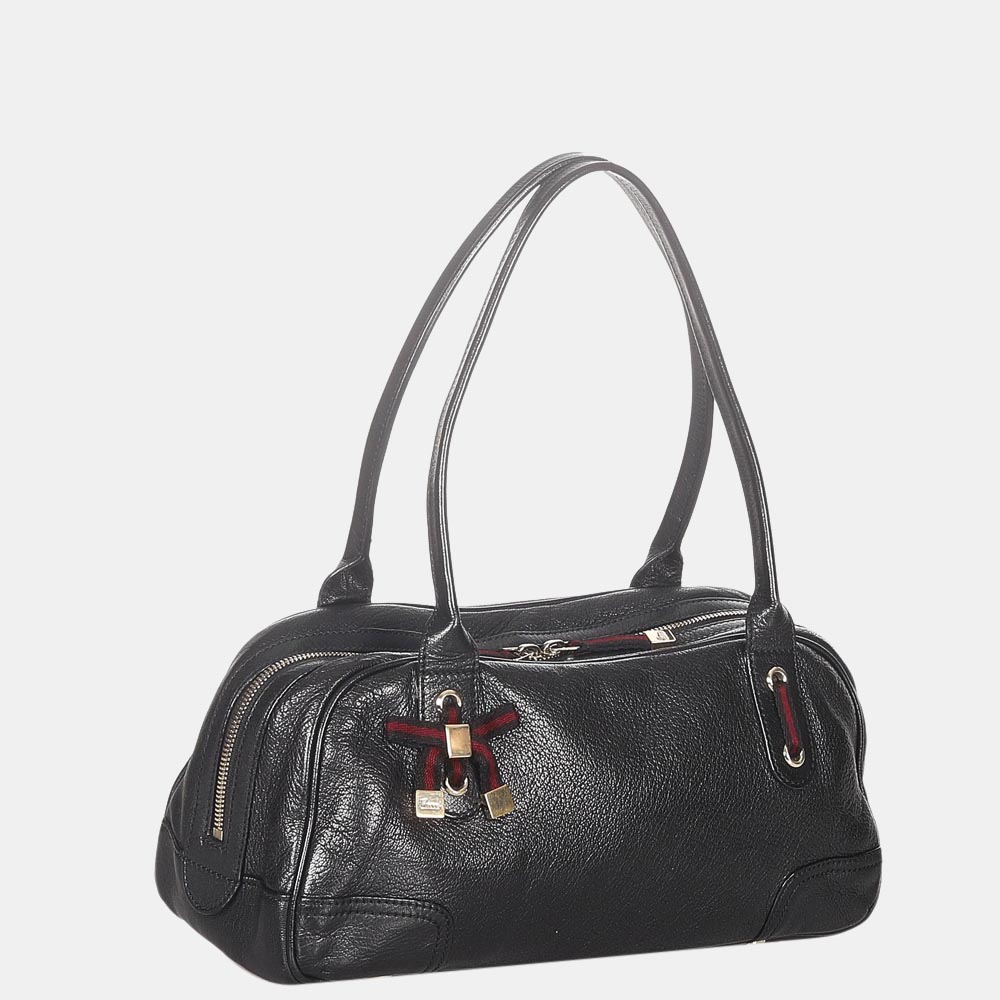 

Gucci Black/Multi Color Princy Leather Shoulder Bag