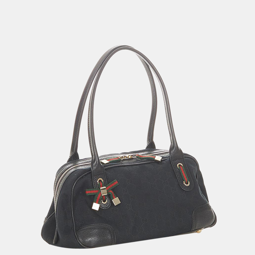 

Gucci Black GG Canvas Princy Shoulder Bag