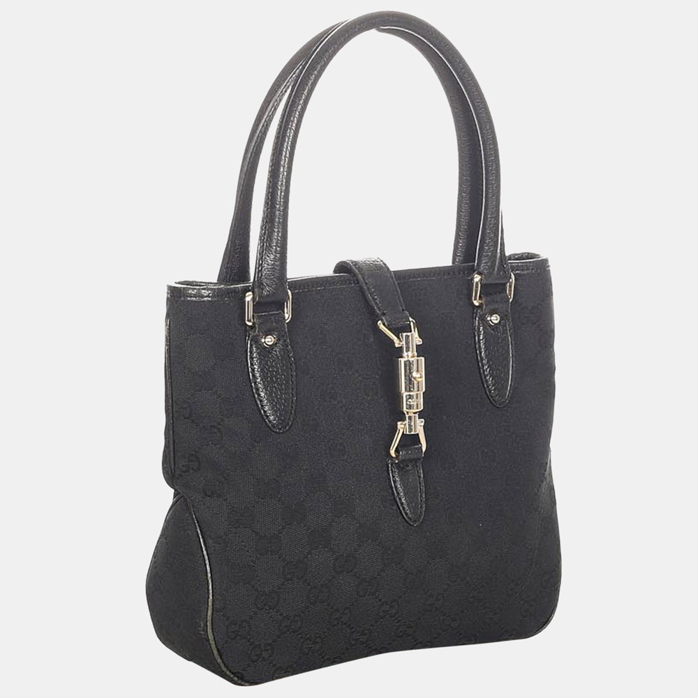 

Gucci Black GG Canvas New Jackie Handbag