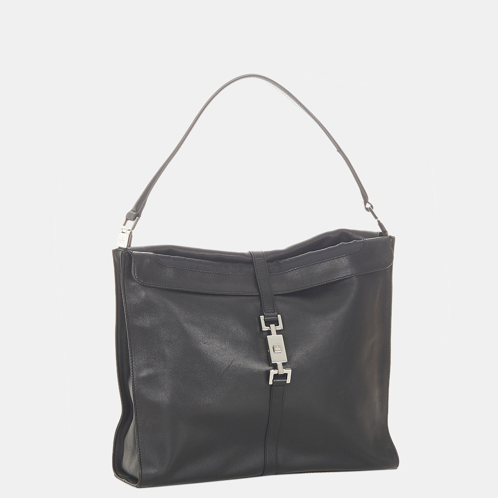 

Gucci Black Jackie Leather Shoulder Bag