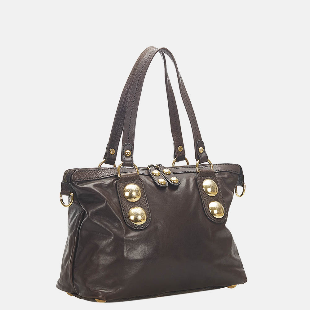 

Gucci Brown Leather Shoulder Bag