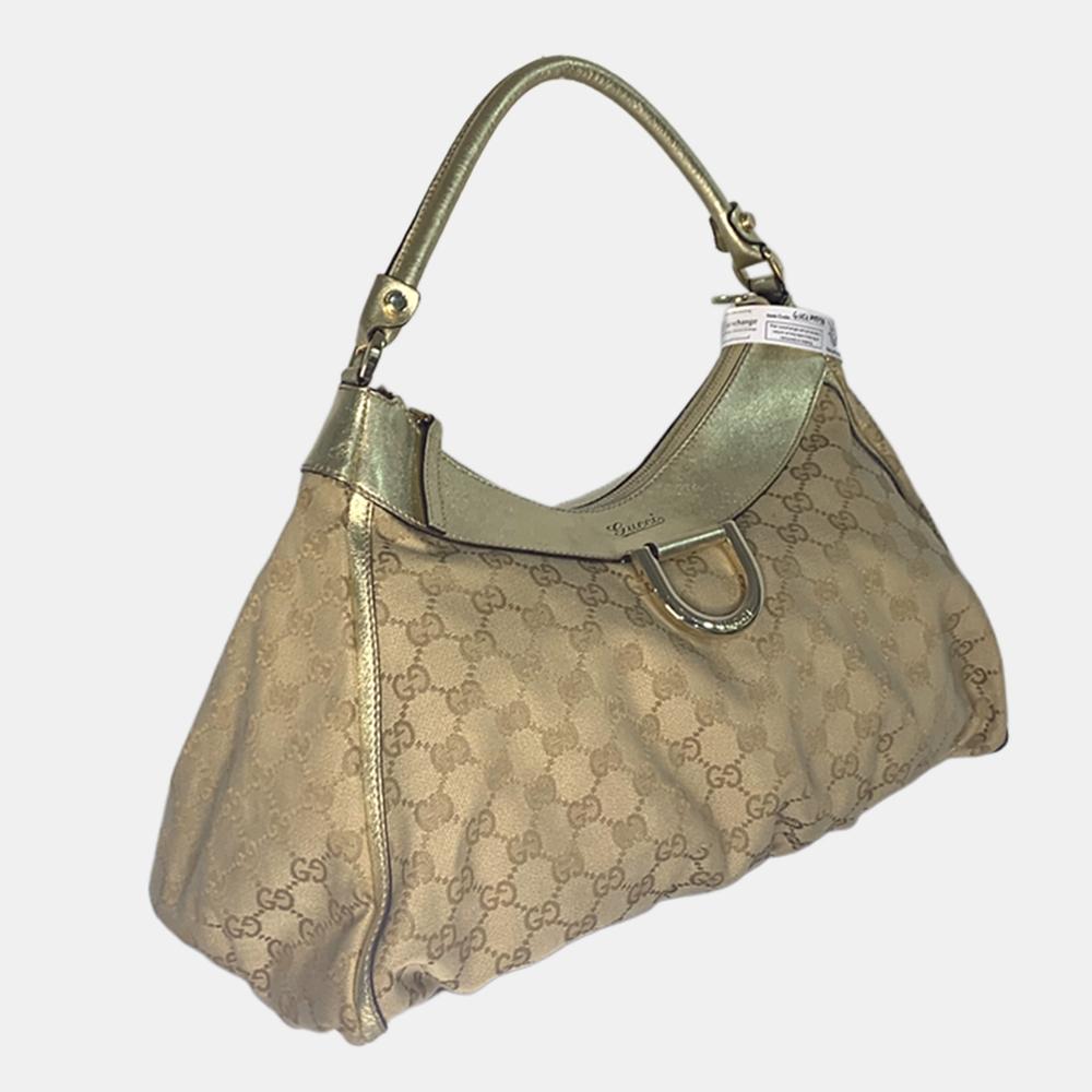 

Gucci Abbey D-Ring Hobo Medium, Beige