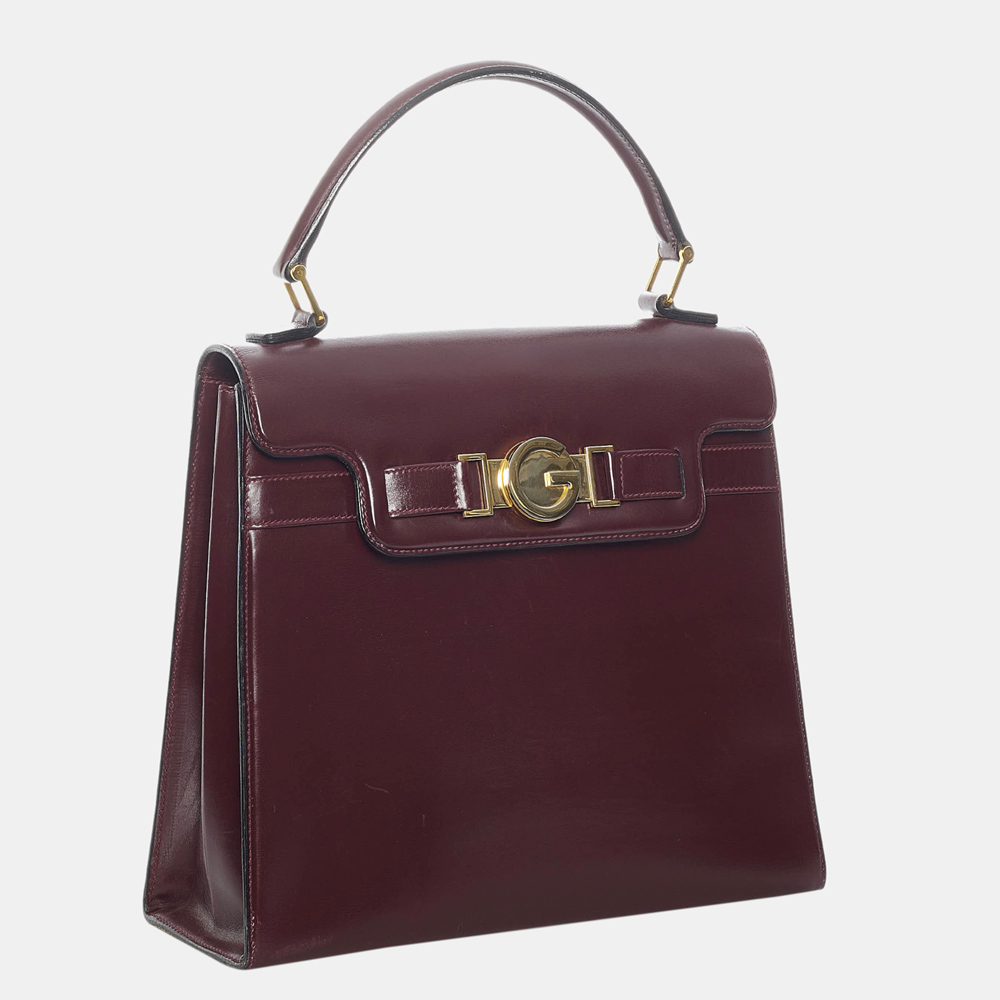 

Gucci Red/Burgundy Leather Handbag