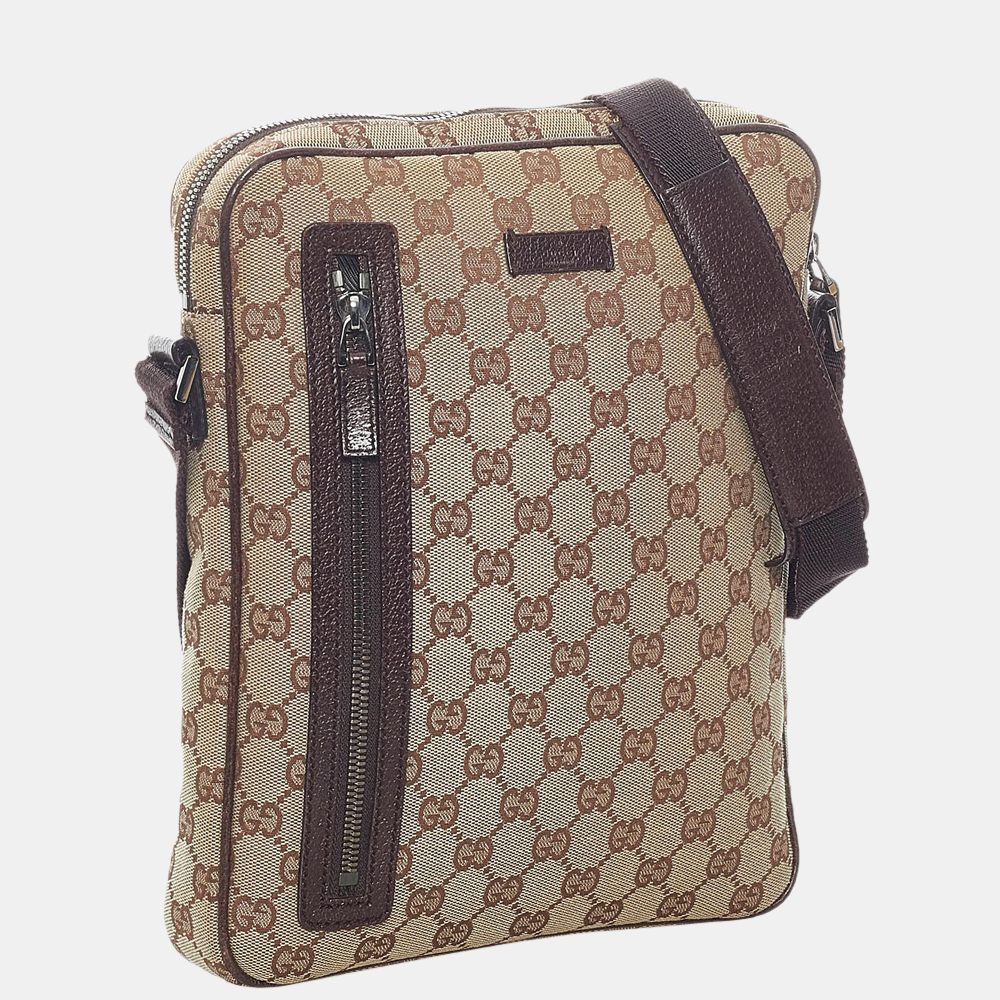 

Gucci Brown/Beige GG Canvas Crossbody Bag
