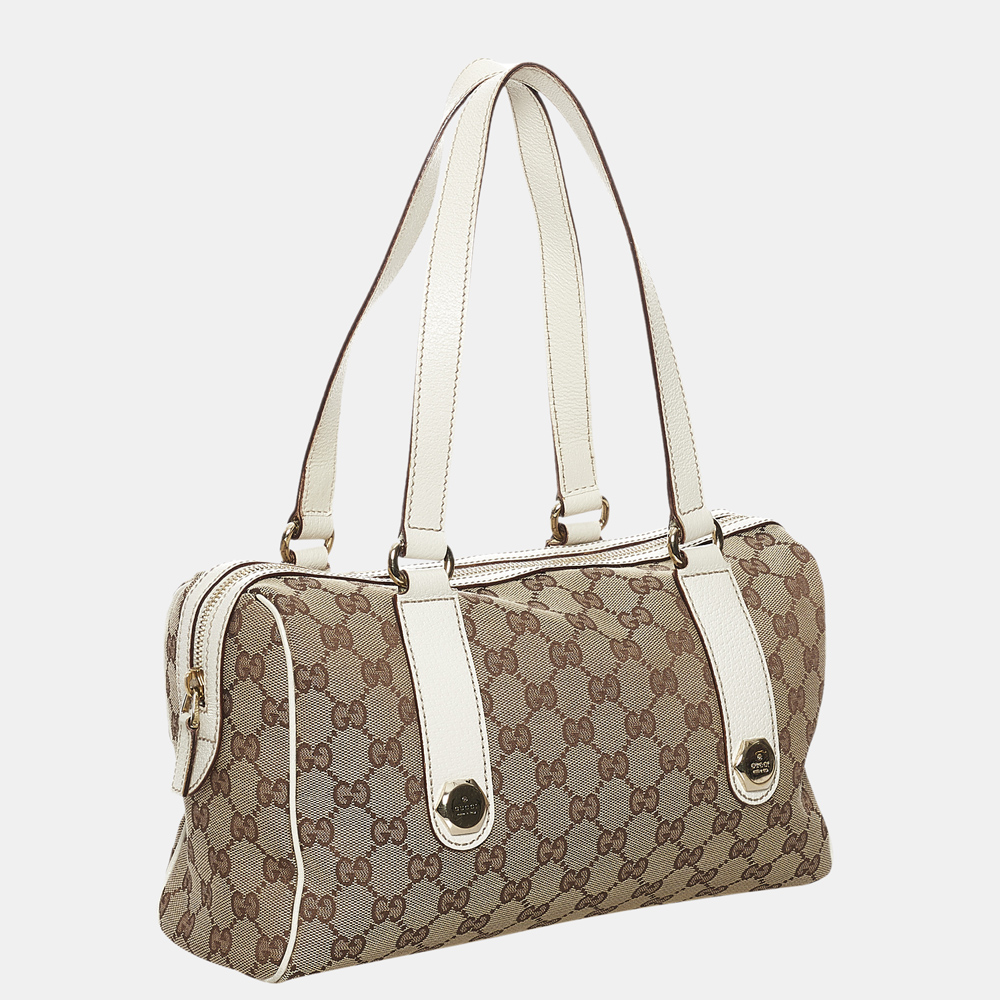 

Gucci Brown/Beige GG Canvas Charmy Handbag
