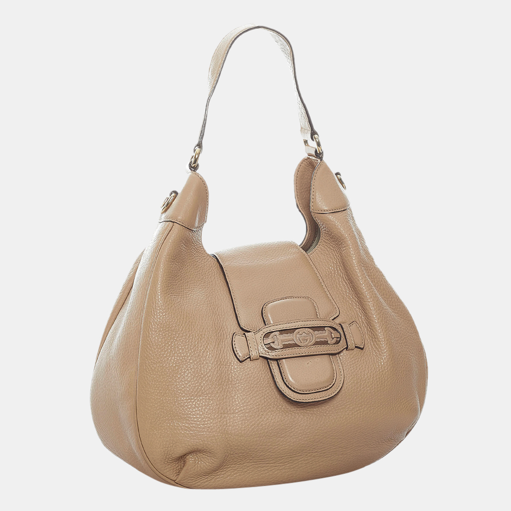 

Gucci Brown/Beige Dressage Web Leather Satchel