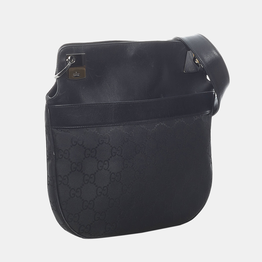 

Gucci Black GG Nylon Shoulder Bag