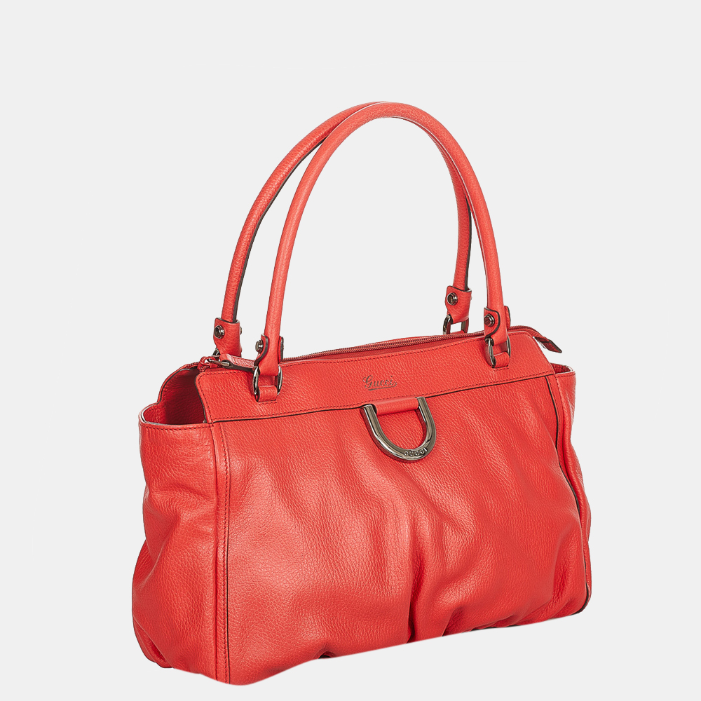

Gucci Red Abbey D-Ring Leather Shoulder Bag
