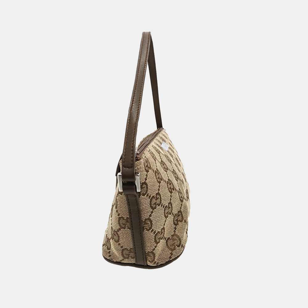 

Gucci Brown/Beige GG Canvas Boat Baguette