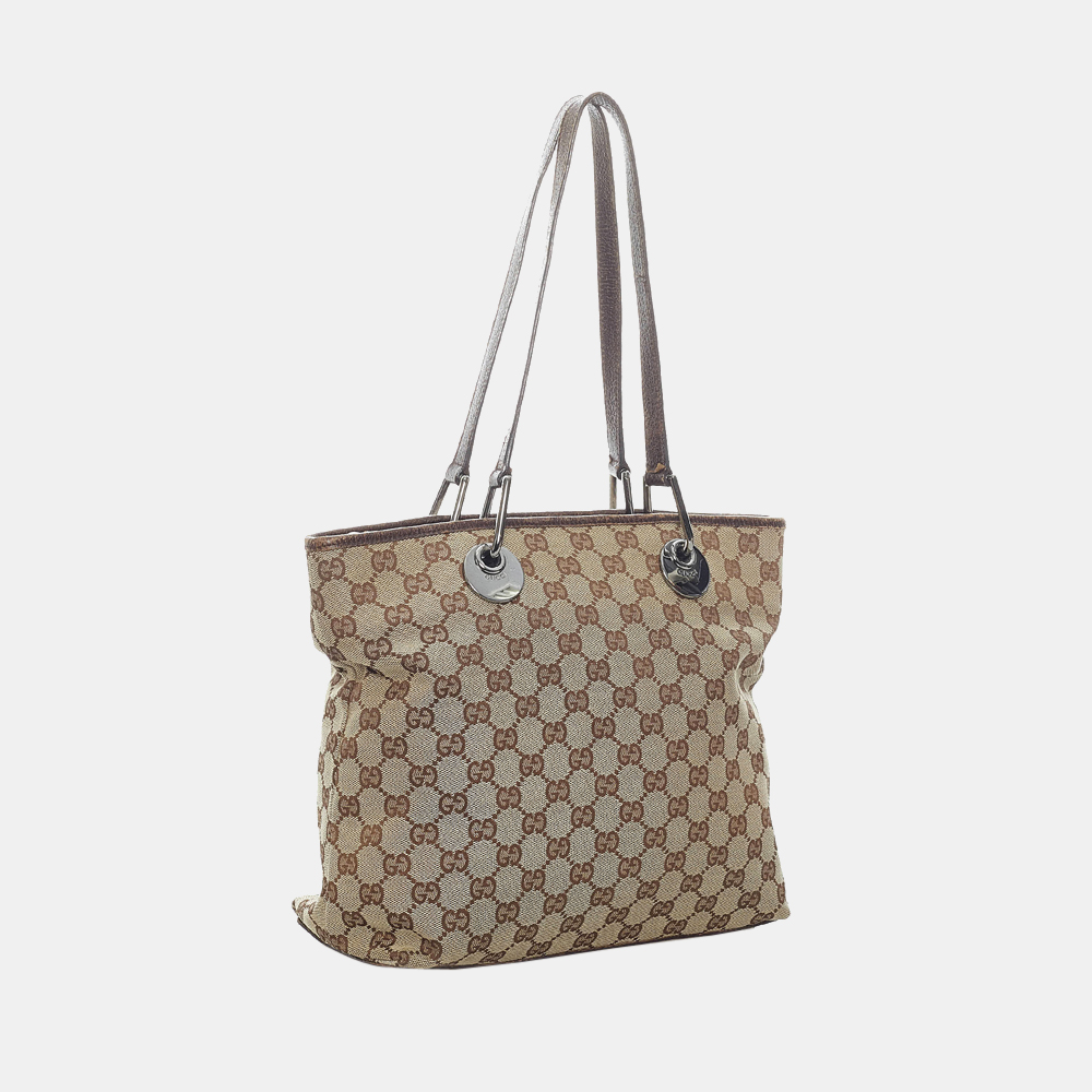

Gucci Brown/Beige GG Canvas Eclipse Shoulder Bag