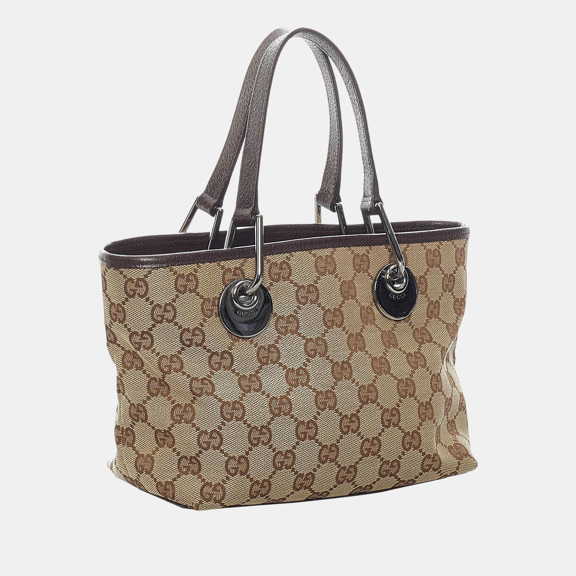 

Gucci Brown/Beige GG Canvas Eclipse Mini Handbag