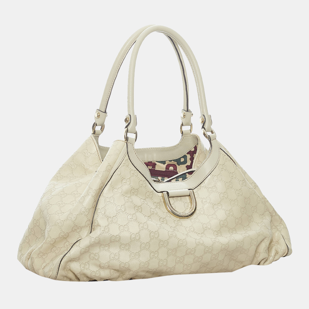 

Gucci Brown/Beige Guccissima Abbey D-Ring Shoulder Bag