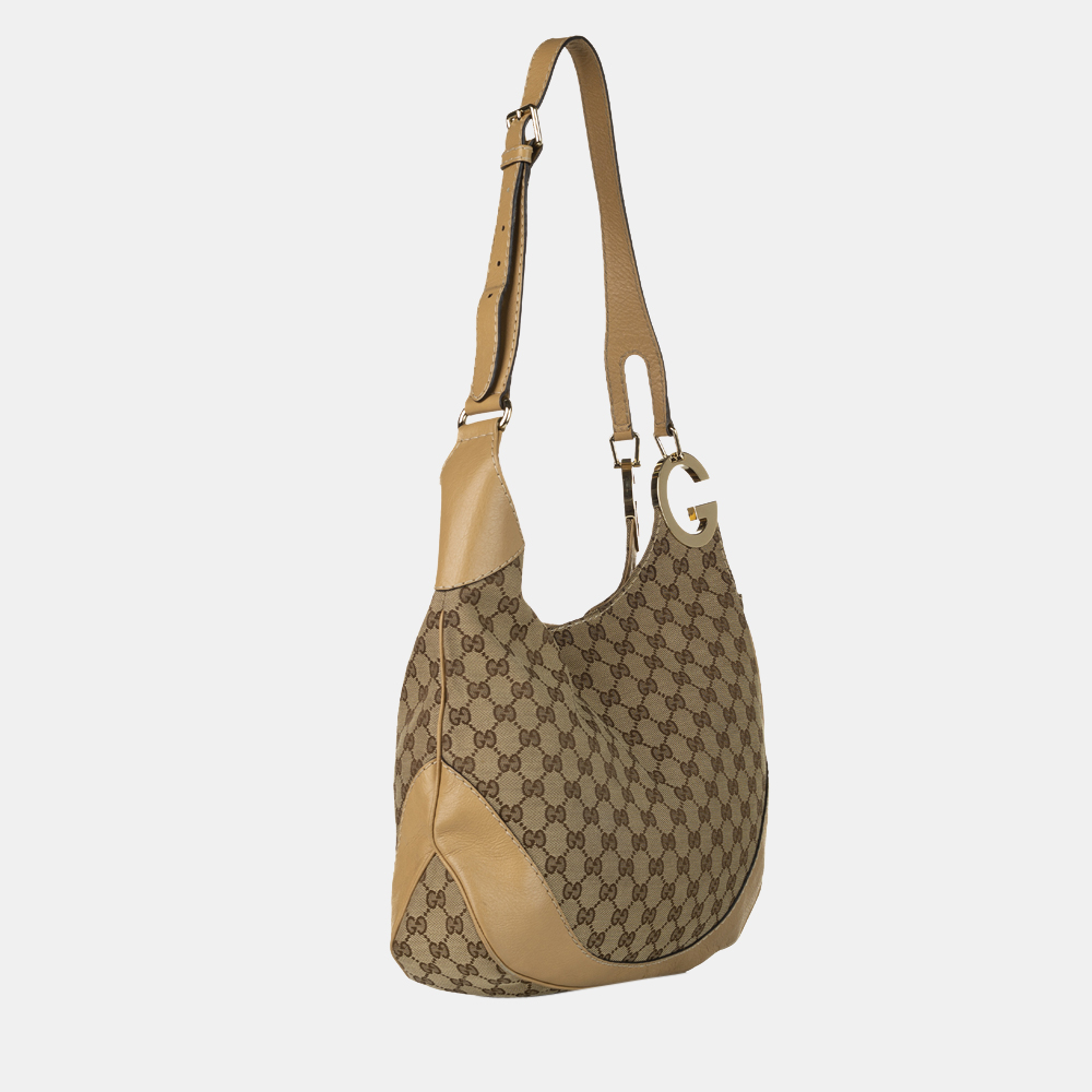 

Gucci Brown/Beige GG Canvas Charlotte Tote Bag