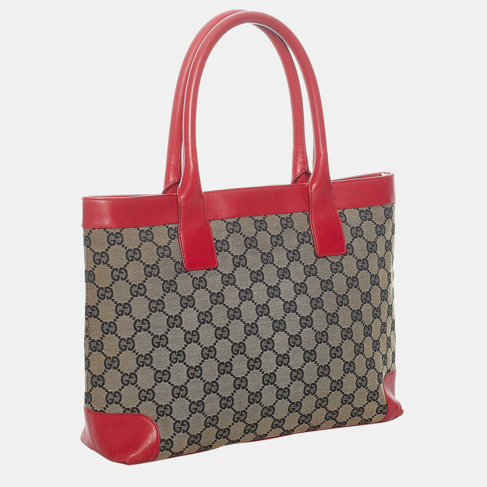 

Gucci Brown/Beige/Pink GG Canvas Handbag